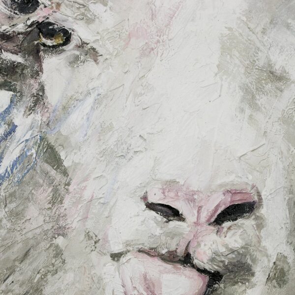 Акрилова картина на полотні “Щаслива овечка”