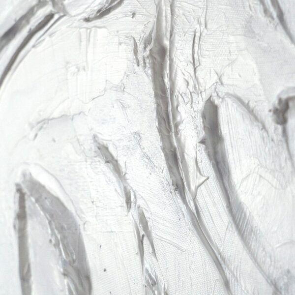 Картина на полотні з абстракцією “Снігова симфонія”