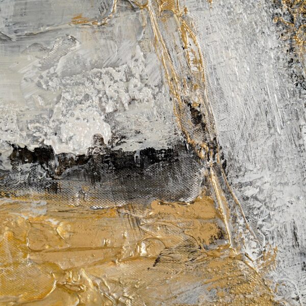 Картина з абстрактним сюжетом “Золотий горизонт”