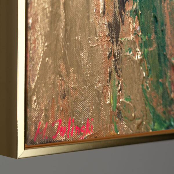 абстрактна картина з фігурами “Цвітіння душ”