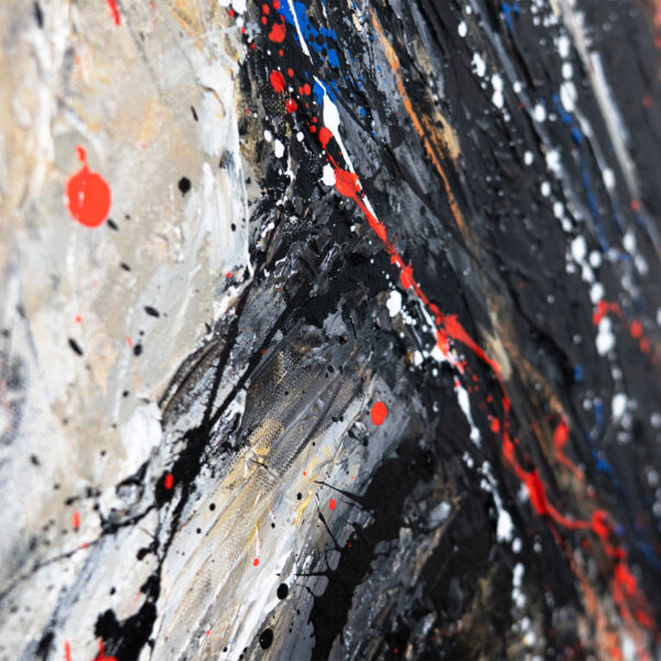 Абстрактна картина з фігурою “Сила всередині”