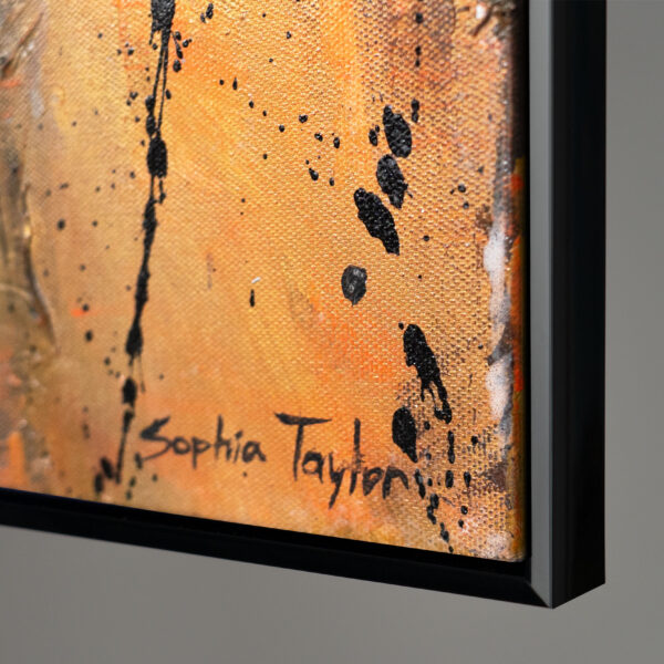 Абстрактна картина з жіночою фігурою “Стихія жіночності”