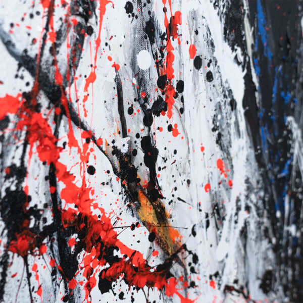 Абстрактна картина з фігурою “Палаюча грація”